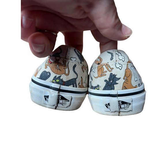 Vans Off the Wall Simpson Calibration Slip on Shoes Size Juniors 4 - Picture 2 of 3